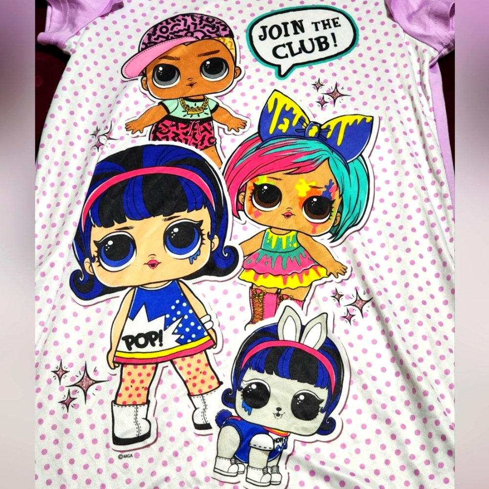 L.O.L. Surprise! Girl Night Gown / Pajamas / Sleeper - Picture 3 of 6